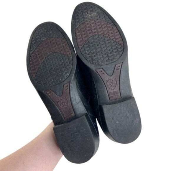 Ariat Black Closed Back Leather Sport Clogs - Picture 8 of 8